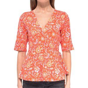 Bobeau Butter Knit Wrap Top NWT Size Small